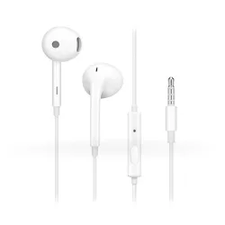   OPPO MH156 fülhallgató SZTEREO (3.5mm jack, mikrofon, felvevő gomb) FEHÉR