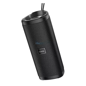 HOCO HC4 bluetooth hordozható hangszóró (v5.0, 1500mAh, kártyaolvasó, AUX kimenet, 5W) FEKETE