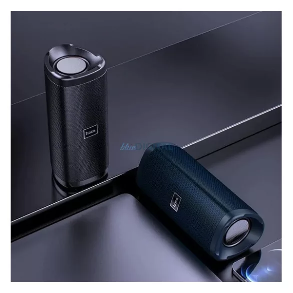HOCO HC4 bluetooth hordozható hangszóró (v5.0, 1500mAh, kártyaolvasó, AUX kimenet, 5W) FEKETE