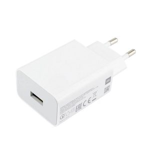 XIAOMI hálózati töltő USB aljzat (18W, gyorstöltő + Type-C kábel) FEHÉR