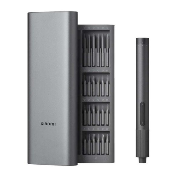 XIAOMI MI szerszámkészlet (vezeték nélküli elektromos csavar behajtó, 24db, mágneses bitfej készlet) SZÜRKE