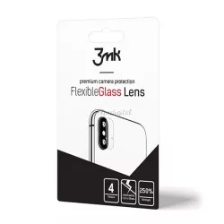   3MK LENS PROTECTION kameravédő üveg 4db (flexibilis, karcálló, ultravékony, 0.2mm, 7H) ÁTLÁTSZÓ Samsung Galaxy A40 (SM-A405F)