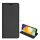 DUX DUCIS SKIN PRO tok álló, bőr hatású (FLIP, oldalra nyíló, bankkártya tartó, asztali tartó funkció) FEKETE Samsung Galaxy A13 4G (SM-A135F / A137F)