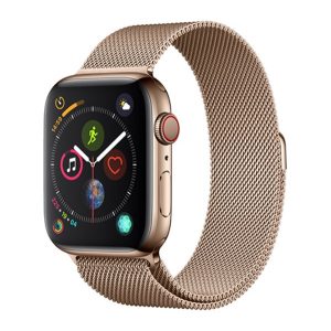 DEVIA ELEGANT pótszíj (egyedi méret, kicsi, fém, milánói szíj, mágneses) ARANY Apple Watch Series 1 38mm, Apple Watch Series 2 38mm, Apple Watch Series 3 38mm, Apple Watch Series 4 40mm, Apple Watch Series 5 40mm