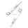 HOCO X70 adatkábel (Type-C - Type-C, 3A, PD gyorstöltő, 100cm, törésgátló) FEHÉR HOCO X70 adatkábel (Type-C - Type-C, 3A, PD gyorstöltő, 100cm, törésgátló) FEHÉR