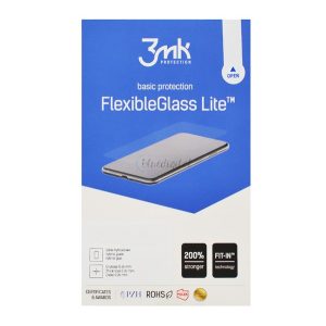 3MK FLEXIBLE GLASS LITE képernyővédő üveg (2.5D, flexibilis, lekerekített szél, ultravékony, 0.16mm, 6H) ÁTLÁTSZÓ Oppo Find X5 Pro