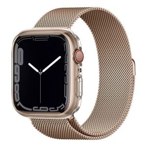 SPIGEN LIQUID CRYSTAL szilikon óra keret (ütésállóság, 062CS24473 utód) ÁTLÁTSZÓ Apple Watch Series 4 44mm, Apple Watch Series 5 44mm, Apple Watch Series 6 44mm, Apple Watch Series SE 44mm, Apple Watch Series 7 45mm