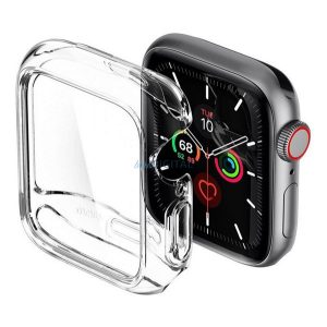 SPIGEN ULTRA HYBRID műanyag óra keret (közepesen ütésálló) ÁTLÁTSZÓ Apple Watch Series 4 40mm, Apple Watch Series 5 40mm