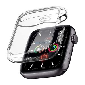 SPIGEN ULTRA HYBRID műanyag óra keret (közepesen ütésálló) ÁTLÁTSZÓ Apple Watch Series 5 44mm, Apple Watch Series 4 44mm