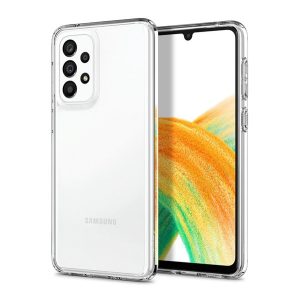 SPIGEN ULTRA HYBRID műanyag telefonvédő (közepesen ütésálló, szilikon légpárnás keret) ÁTLÁTSZÓ Samsung Galaxy A33 5G (SM-A336)