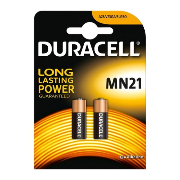 DURACELL tartós elem (MN21, 12V, alkáli) 2db/csomag