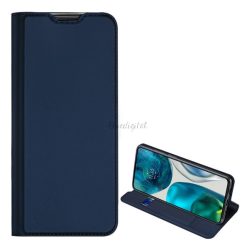   DUX DUCIS SKIN PRO tok álló, bőr hatású (FLIP, oldalra nyíló, bankkártya tartó, asztali tartó funkció) SÖTÉTKÉK Motorola Moto G52, Motorola Moto G82 (XT2225)