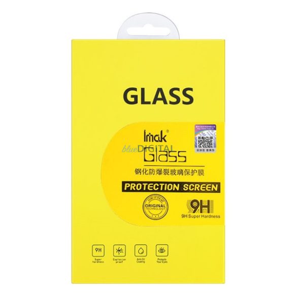 IMAK képernyővédő üveg (3D full cover, íves, karcálló, 9H) ÁTLÁTSZÓ Blackview BV5500 Plus