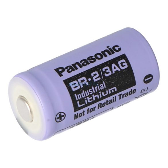 PANASONIC elem (BR-2/3AGN, 3V, szén-fluorid lítium) 1db / csomag
