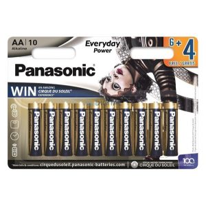 PANASONIC EVERYDAY POWER szupertartós elem (AA, LR6EPS, 1.5V, alkáli) 10db /csomag