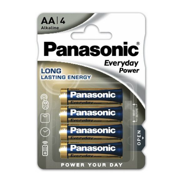 PANASONIC EVERYDAY POWER szupertartós elem (AA, LR6EPS, 1.5V, alkáli) 4db/csomag