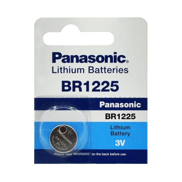 PANASONIC gombelem (BR1225, 3V, lítium, ipari) 1db/csomag