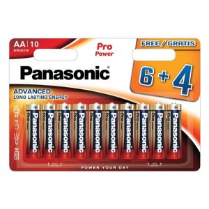 PANASONIC PRO POWER szupertartós elem (AA, LR6PPG, 1.5V, alkáli) 10db/csomag