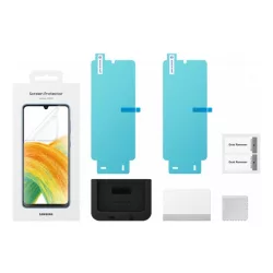   SAMSUNG képernyővédő fólia 2db (törlőkendő, felhelyezést segítő keret) ÁTLÁTSZÓ Samsung Galaxy A33 5G (SM-A336)
