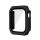 Műanyag keret (BUMPER, ütésálló + kijelzővédő üveg) FEKETE Apple Watch Series 3 38mm