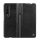 NILLKIN QIN tok álló, bőr hatású (FLIP, oldalra nyíló, bankkártya tartó) FEKETE Samsung Galaxy Z Fold3 5G (SM-F926)