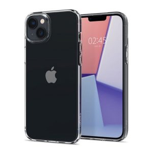 SPIGEN LIQUID CRYSTAL szilikon telefonvédő (közepesen ütésálló, légpárnás sarok) ÁTLÁTSZÓ Apple iPhone 14