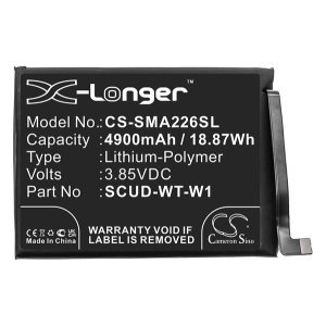 CAMERON SINO Li-Polymer akku (3.85V/4900mAh, Samsung SCUD-WT-W1 kompatibilis) FEKETE Samsung Galaxy A22 5G (SM-A226)