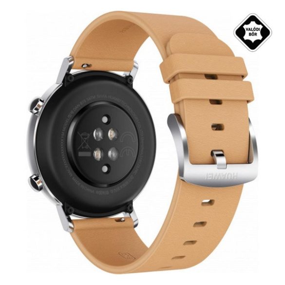 HUAWEI pótszíj (univerzális, 20 mm, valódi bőr) VILÁGOSBARNA Garmin Venu 2 Plus, Garmin Fenix 6S Solar, Garmin Fenix 7S Sapphire, Garmin Venu Sq Music, Garmin Fenix 6S Pro Solar, Garmin Fenix 7S