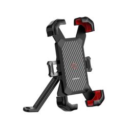   JOYROOM kerékpáros és motoros telefontartó (tükörre rögzíthető, 4.7 - 7" méret) FEKETE