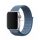 DEVIA DELUXE SPORT3 pótszíj (egyedi méret, textil, állítható) VILÁGOSKÉK Apple Watch Series 1 42mm, Apple Watch Series 2 42mm, Apple Watch Series 6 44mm, Apple Watch Series 4 44mm, Apple Watch
