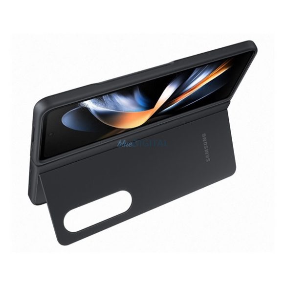 SAMSUNG műanyag telefonvédő (kitámasztó) FEKETE Samsung Galaxy Z Fold4 5G (SM-F936)