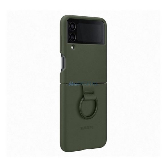 SAMSUNG szilikon telefonvédő (telefongyűrű) SÖTÉTZÖLD Samsung Galaxy Z Flip4 5G (SM-F721)
