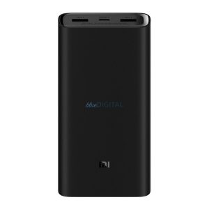 XIAOMI POWERBANK 3 vésztöltő 2 USB+Type-C aljzat (20000mAh, 50W, gyorstöltő) FEKETE