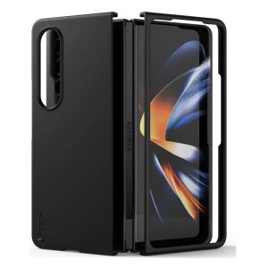 SPIGEN AIRSKIN szilikon telefonvédő (közepesen ütésálló) FEKETE Samsung Galaxy Z Fold4 5G (SM-F936)