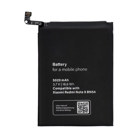 Akku 5020mAh LI-Polymer (BN54 kompatibilis) Xiaomi Redmi Note 9 (10X 4G)