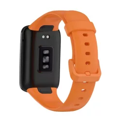   Pótszíj (egyedi méret, szilikon) NARANCSSÁRGA Xiaomi Mi Band 7 Pro