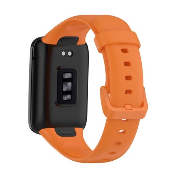 Pótszíj (egyedi méret, szilikon) NARANCSSÁRGA Xiaomi Mi Band 7 Pro