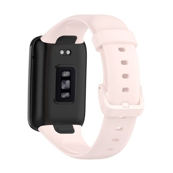 Pótszíj (egyedi méret, szilikon) RÓZSASZÍN Xiaomi Mi Band 7 Pro