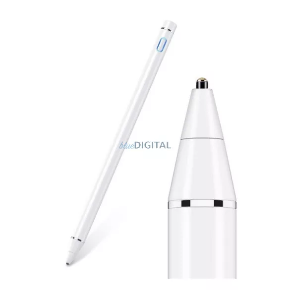 ESR DIGITAL érintő ceruza (univerzális, aktív microUSB, LED jelzés) FEHÉR