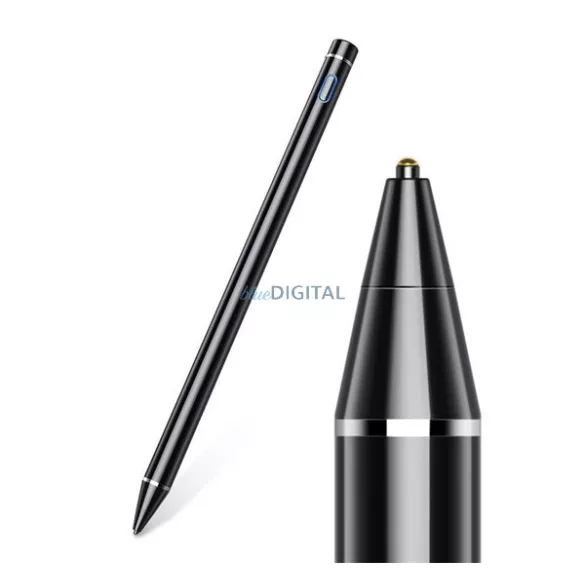 ESR DIGITAL érintő ceruza (univerzális, aktív microUSB, LED jelzés) FEKETE