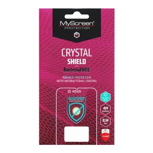 MYSCREEN CRYSTAL BacteriaFREE képernyővédő fólia (antibakteriális, 4H, NEM íves) ÁTLÁTSZÓ Realme C31, Realme C35