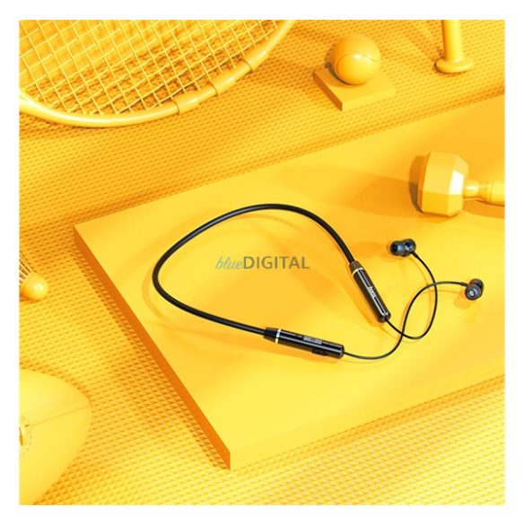 HOCO ES53 bluetooth fülhallgató SZTEREO (v5.0, nyakba akasztható, mikrofon, SPORT) FEKETE
