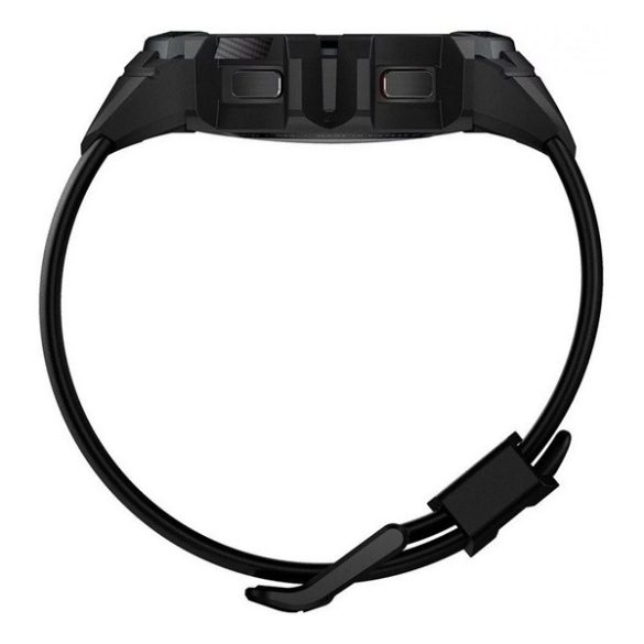 SPIGEN RUGGED ARMOR PRO pótszíj (egyedi méret, szilikon, ütésállóság + szilikon keret) SÖTÉTSZÜRKE Samsung Galaxy Watch 5 44 mm (SM-R910), Samsung Galaxy Watch 4 44 mm (SM-R870), Samsung Galaxy Watch 4 eSIM 44mm (SM-R875), Samsung Galaxy Watch 5 eSIM