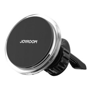 JOYROOM autós tartó (szellőzőre, 360°, gyorstöltő, 15W, MagSafe) EZÜST 