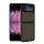Műanyag telefonvédő (közepesen ütésálló, bőr hatású hátlap, karbon minta) ARANY Samsung Galaxy Z Flip4 5G (SM-F721)