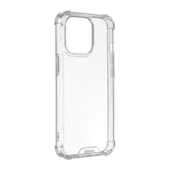 ROAR JELLY ARMOR műanyag telefonvédő (szilikon keret, közepesen ütésálló, légpárnás sarok) ÁTLÁTSZÓ Apple iPhone 14