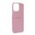 Szilikon telefonvédő (műanyag belső, csillogó hátlap) RÓZSASZÍN Apple iPhone 14 Pro