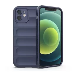   Szilikon telefonvédő (ütésállóság, kameravédő, 3D) SÖTÉTKÉK Apple iPhone 13