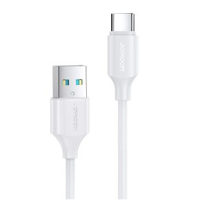 JOYROOM adatkábel (USB - Type-C, 3A, PD gyorstöltő, 25cm) FEHÉR