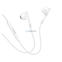   HOCO M93 fülhallgató SZTEREO (Type-C, mikrofon, felvevő gomb) FEHÉR